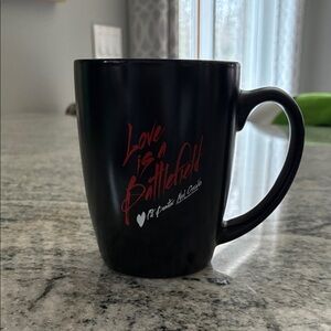 Pat Benatar Love is a Battlefield Mug